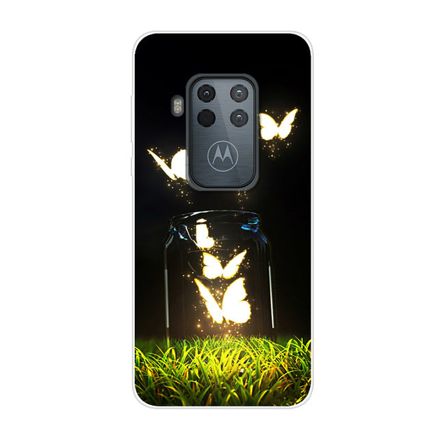 Glossy Silicone Case for Motorola One Vision