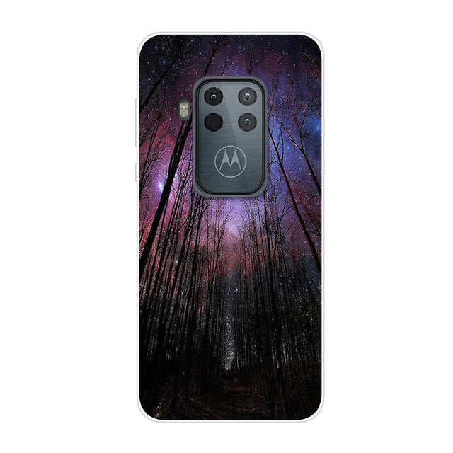 Glossy Silicone Case for Motorola One Action