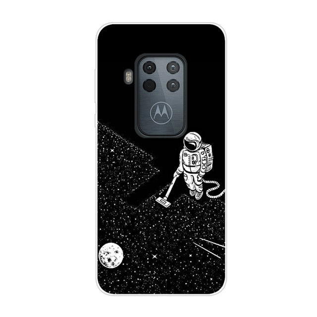 Glossy Silicone Case for Motorola One Action
