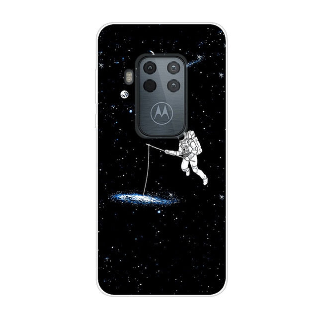 Glossy Silicone Case for Motorola One Vision
