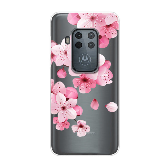 Glossy Silicone Case for Motorola One Zoom