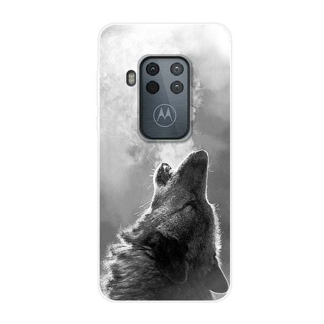 Glossy Silicone Case for Motorola One Zoom