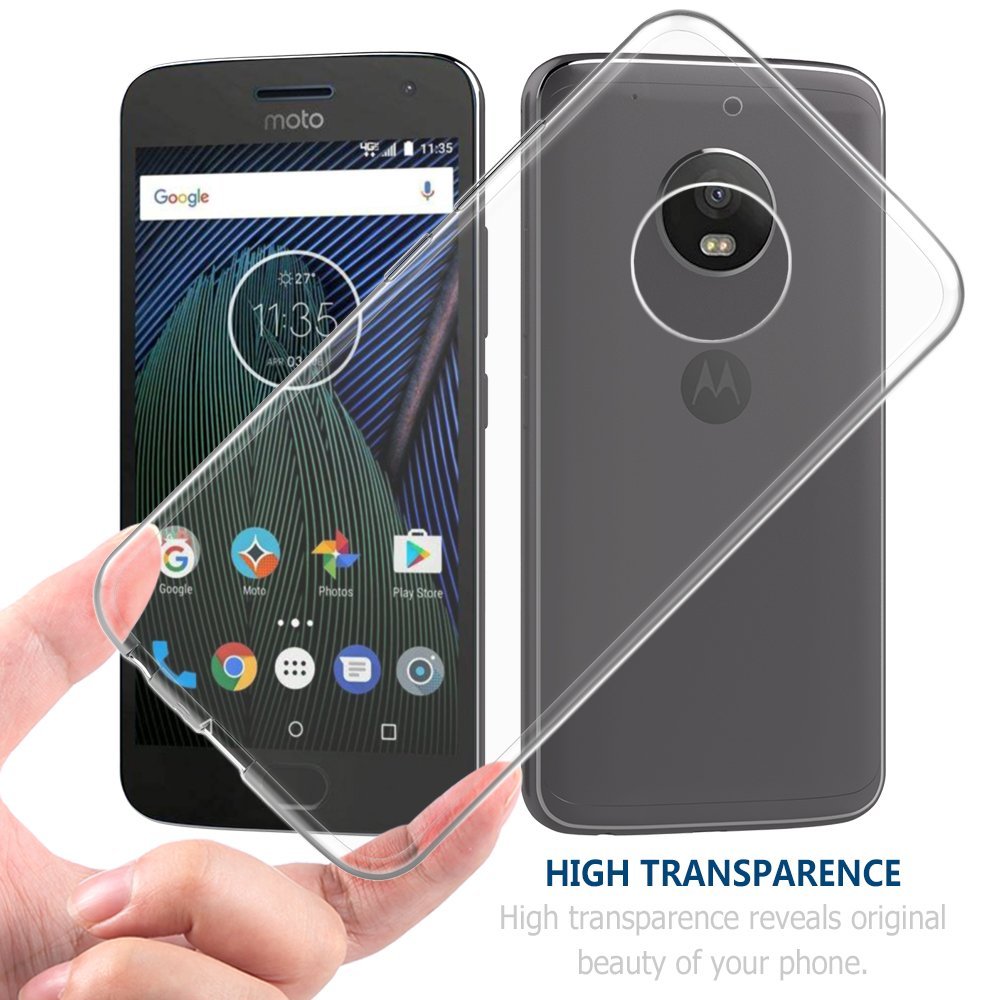 Slim Clear Silicone Case for Motorola Moto E5 Play