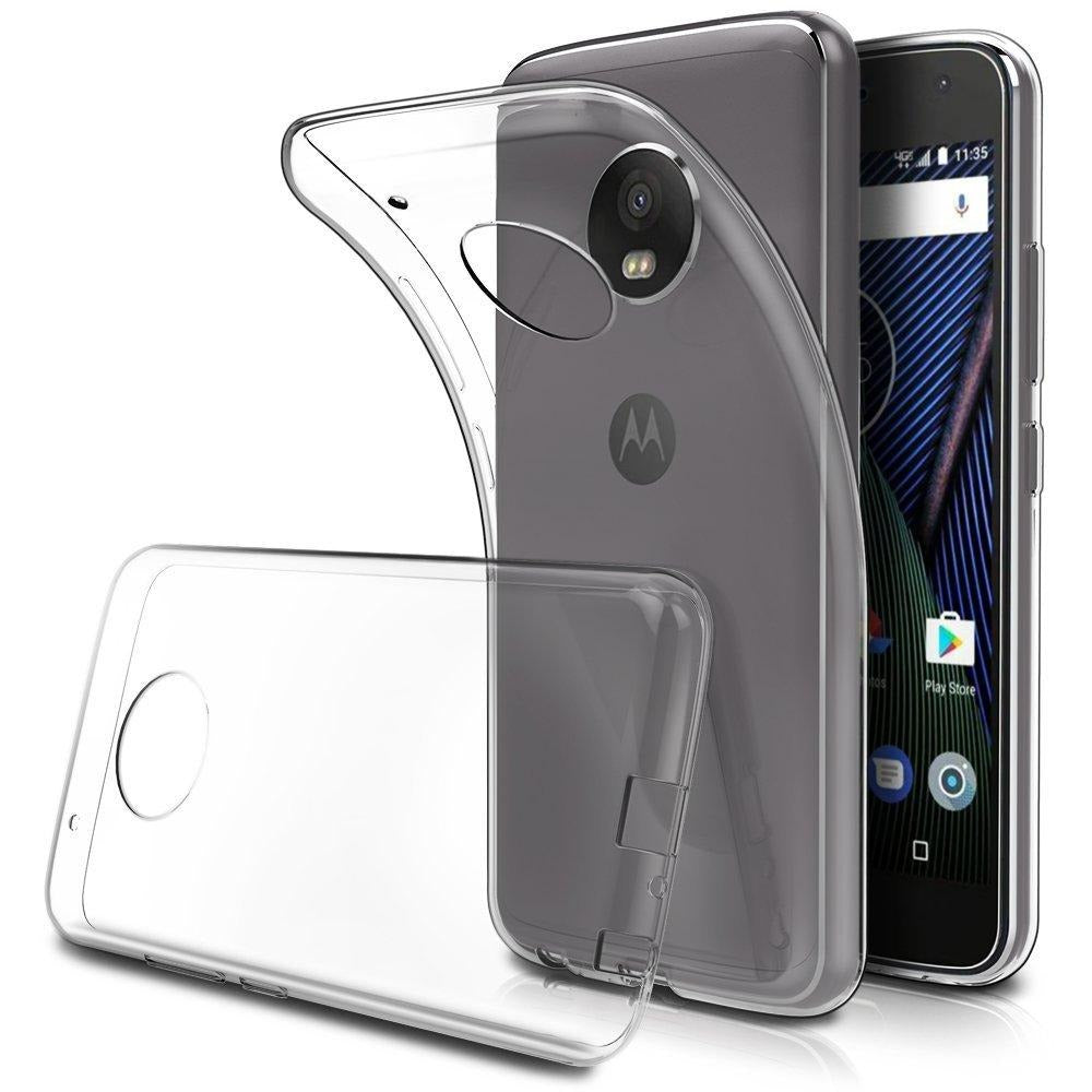 Slim Clear Silicone Case for Motorola Moto E4
