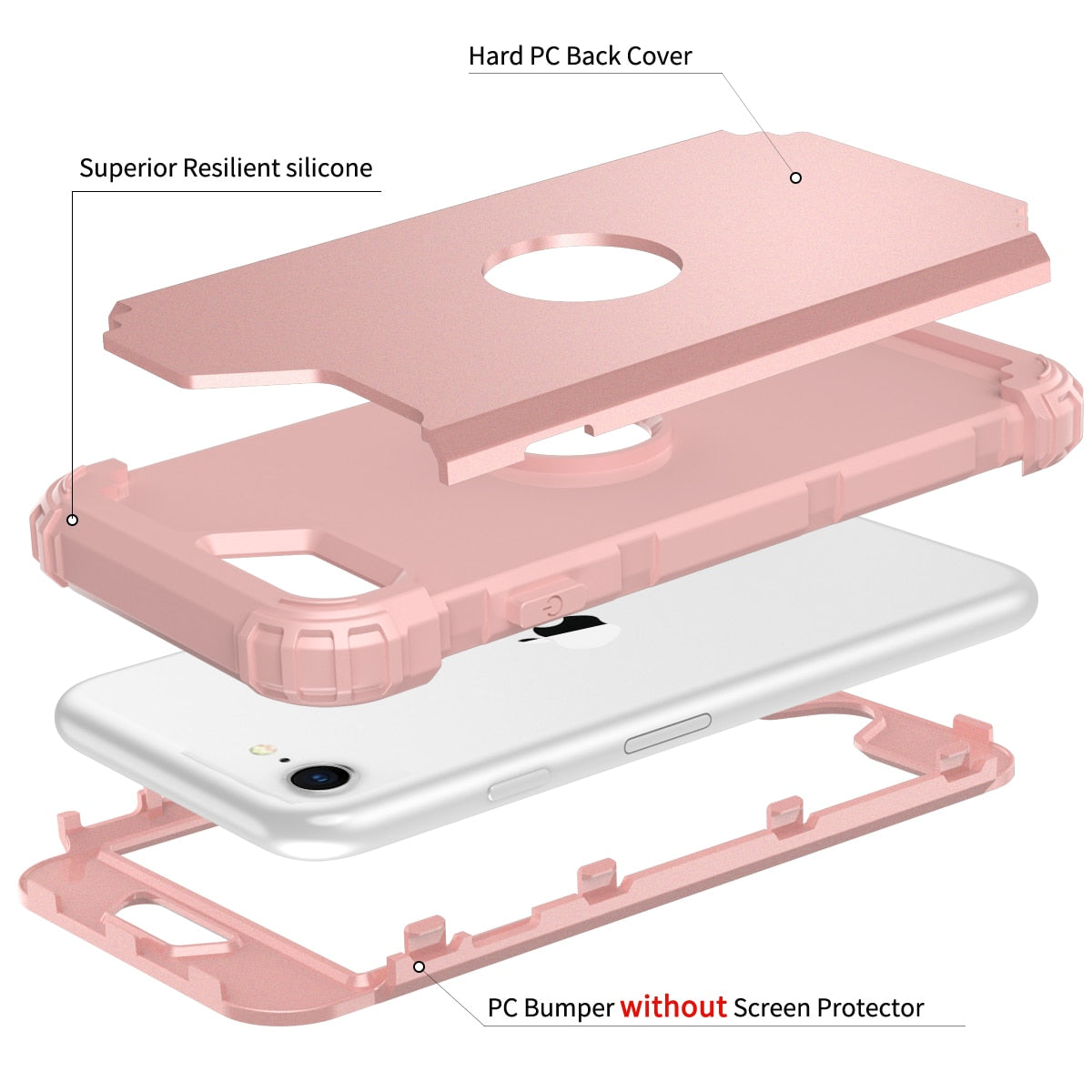 Silicone Case for iPhone SE