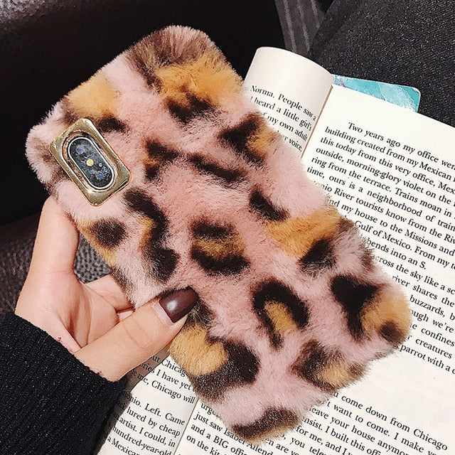 Cute Furry Case for Motorola One Action