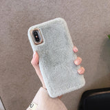 Cute Furry Case for Motorola One Action