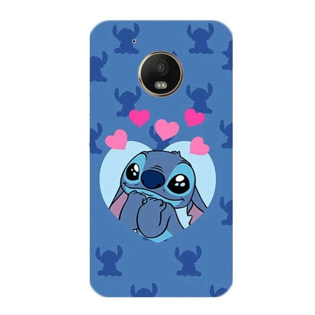 Cute Stitch Disney Case for Motorola Moto E4