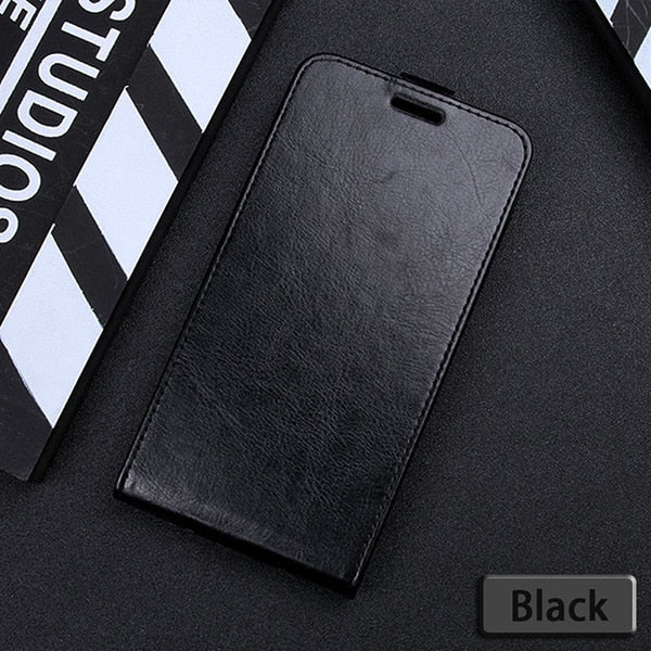 Classic Vertical Leather Case for Motorola P30 Play
