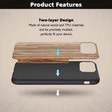 Wooden Design Case for iPhone 11 Pro Max