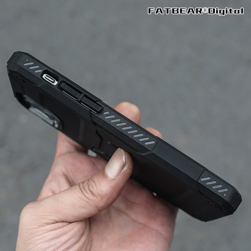 Black Military Grade Case for iPhone 11