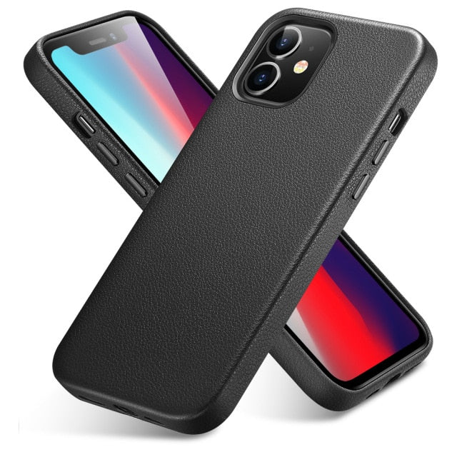 Luxury Leather Case for Apple iPhone 12