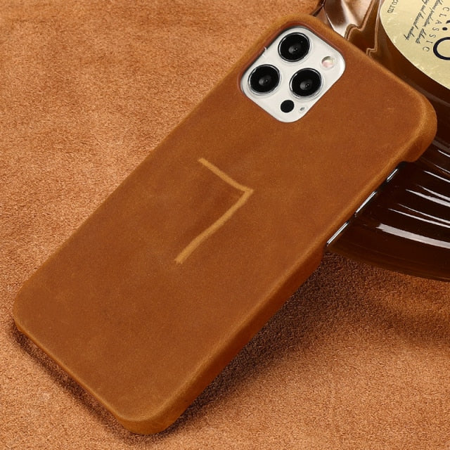 Leather Patina Case for iPhone 12