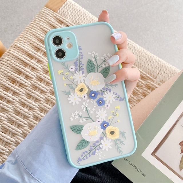 Floral Case for iPhone Pro 12 Max