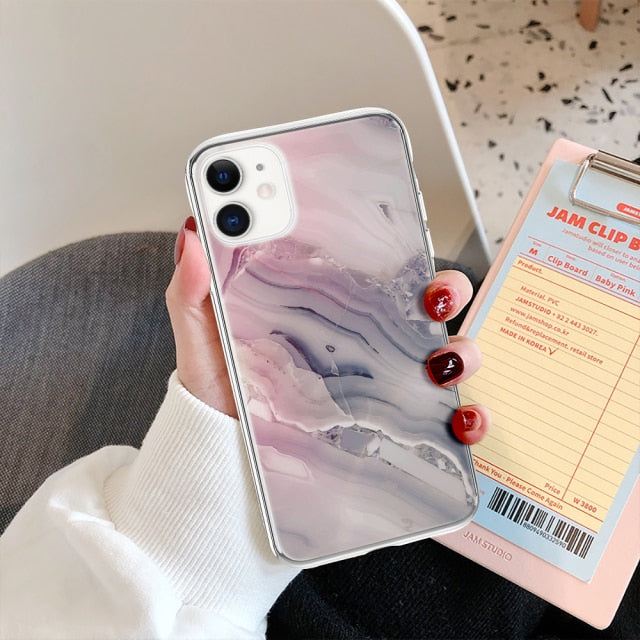 Marble Design Case for iPhone 11