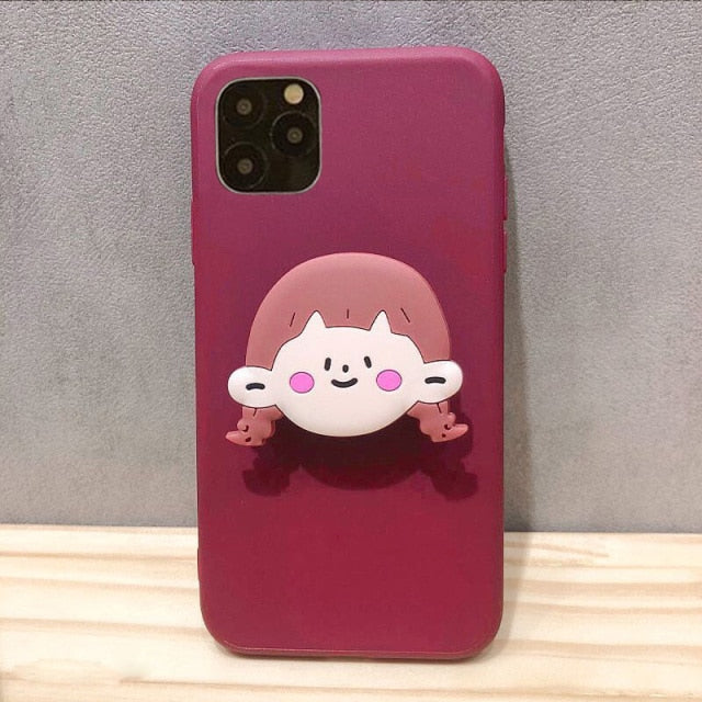 Cute 3D Silicone Case for iPhone 12