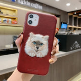 Pretty Leather Cover for iPhone 12 Mini
