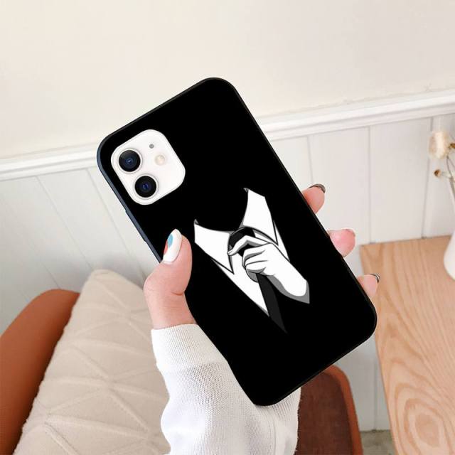Men's Suit and Tie Case for iPhone 11