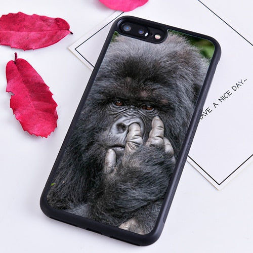 Cute Gorilla Case for iPhone 7 Plus
