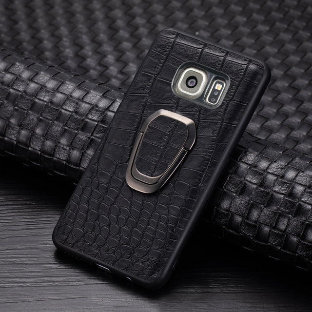 Leather Case for S7 With Kickstand