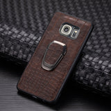 Leather Case for S7 Edge With Kickstand