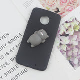 Cute Squishy Bear Silicone Case for Motorola Moto G6