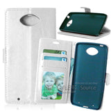 Glossy Flip Leather Wallet Case for Motorola Droid Turbo
